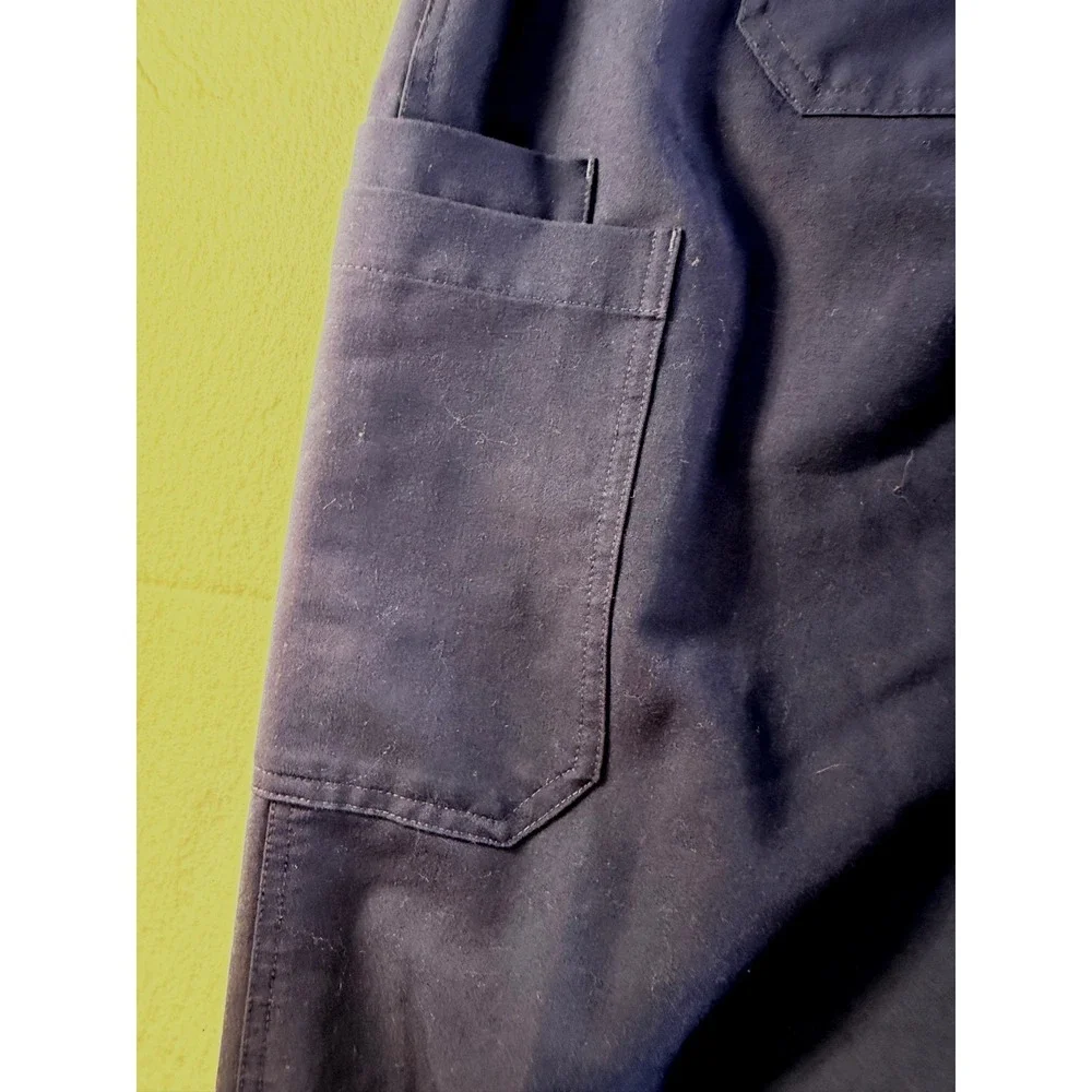 Figs Technical Collection Mens XL Tall Navy Blue Cargo Scrub Pants Drawstring